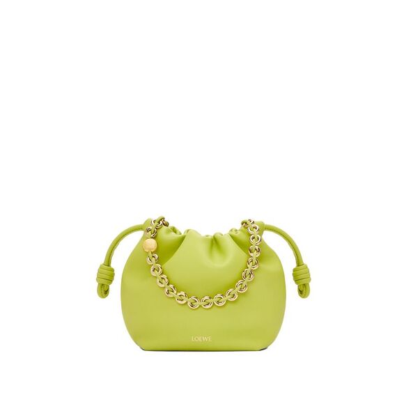 Loewe Paula's Ibiza Women Flamenco Leather Clutch Bag - Picture 1 of 6